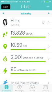 Fitbit app for iOS