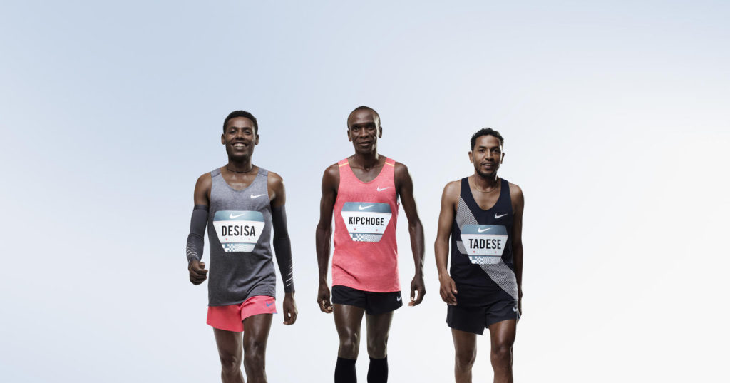 Desisa, Kipchoge and Tadese