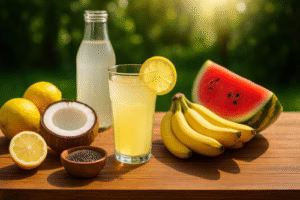 Natural Alternatives to Energy Drinks and Electrolytes for Summer